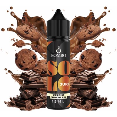 Bombo Solo Juice Shake & Vape Cookies Chocolate 15 ml – Zboží Mobilmania