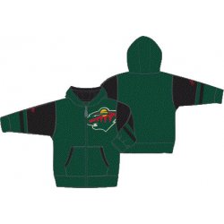 Outerstuff dětská mikina Minnesota Wild Faceoff Colorblocked Fleece Full-Zip