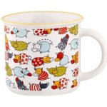 Hrnek dekor kůň žirafa slon 9x9cm 590738 350 ml – Sleviste.cz