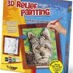 MIRAGE HOBBY Kreativní sada 3D malování Relief Painting: Jorkšírský teriér – Hledejceny.cz