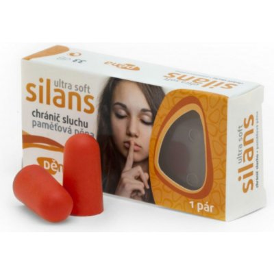 Silans STANDARD Ultra Soft paměťová pěna chránič sluchu 1 pár – Zboží Mobilmania