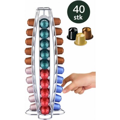 cheffinger Stojan na kávové kapsle Nespresso 40 ks – Zboží Dáma
