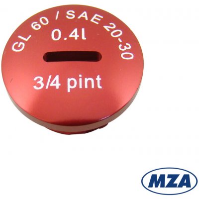 Zátka oleje ALU, ČERVENÁ (MZA) - Simson | Zboží Auto