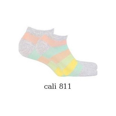 Wola W41.01P ponožky s vzorem bílá