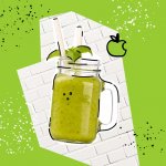 Sorbos Jedlá ovocná brčka Jablko 1 ks – Zboží Dáma