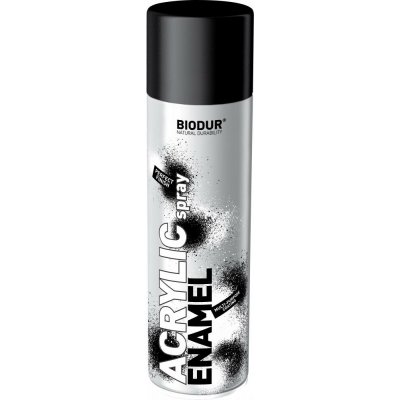 Biodur Akrylový matný černý lak ve spreji 500 ml/ 9005 M – Hledejceny.cz