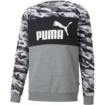 Puma ESS+ Camo Crew FL 670255-01 Černá