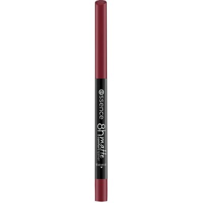 Essence 8H Matte Comfort dlouhotrvající tužka na rty s matným efektem 08 Dark Berry 0,3 g – Zboží Dáma