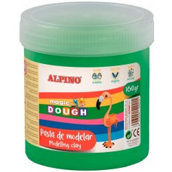 Alpino Modelovací pasta Magic Dough 160 g zelená