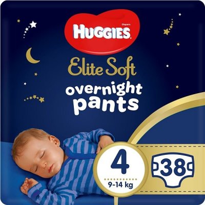 HUGGIES Elite Soft Pants Pants 4 2 x 19 ks – Zboží Mobilmania