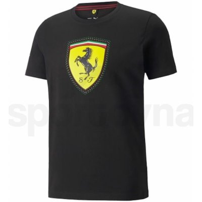 Puma Ferrari Race Colored Big Shield Tee 53375301 black – Sleviste.cz