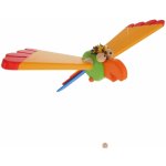Hrako létací papoušek závěsná dekorace nejen do pokojíčku