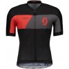 Cyklistický dres Scott Shirt RC Premium s/sl blk/fiery RD