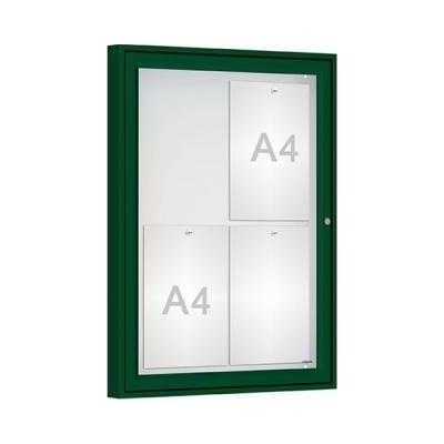 PROCITY Venkovní vitrína Classique, 4 x A4, plexi, zelená | Zboží Auto