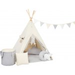 ELIS DESIGN set teepee stan pro děti béžový standard – Sleviste.cz