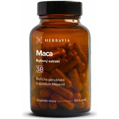 Herbavia Maca bylinný extrakt 60 kapslí – Zboží Mobilmania