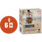 Bozita Cat kousky v omáčce s kuřecím a krůtím 6 x 370 g – Hledejceny.cz