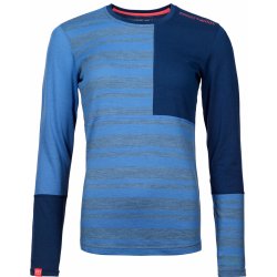 Ortovox 185 ROCK'N'WOOL LONG SLEEVE modrá