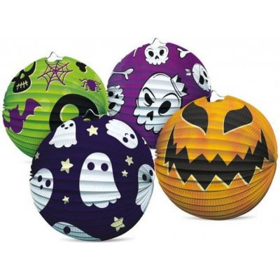Lampión kulatý Halloween 25cm – Hledejceny.cz