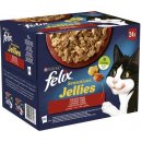 Krmivo pro kočky Felix Sensations Jellies Lahodný výběr v želé 24 x 85 g