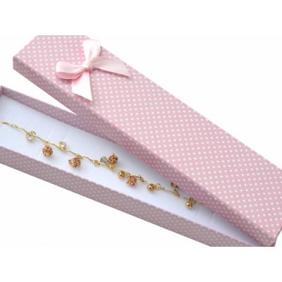 JK Box Puntíkatá krabička na náramek KK-9/A6 – Zboží Dáma