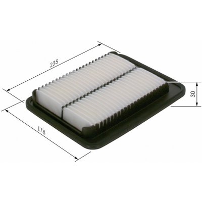 Vzduchový filtr BOSCH F 026 400 127 – Hledejceny.cz