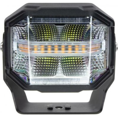 LED světlo obdélníkové bílé/oranžové/poziční, 80W, 150x115mm, ECE R65 – Hledejceny.cz