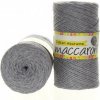 Příze Maccaroni Cotton Macrame 33-101 - světle šedá