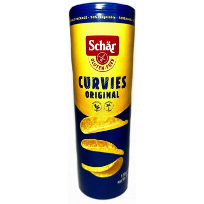Schär Curvies Original křupavé chipsy bez lepku 170 g – Zboží Dáma