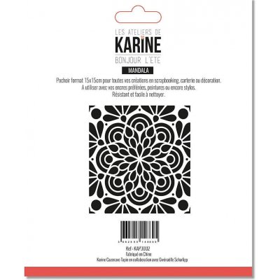 Les Ateliers De Karien PLASTOVÁ ŠABLONA Bonjour l'été Mandala – Hledejceny.cz