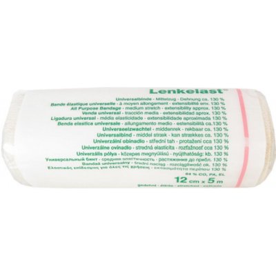 Lenkelast obinadlo elastické střední tah 12cm x 5m/1 ks – Zboží Dáma