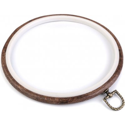 Prima obchod Vyšívací kruh rámeček k zavěšení Ø20 cm hnědá – Hledejceny.cz