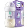 Láhev a nápitka Avent Philips láhev Natural Response s ventilem AirFree medvěd 260 ml bílá