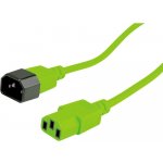 Roline Kabel síťový prodlužovací IEC320 C14 - IEC320 C13, 3m, zelený - 19.08.1534 – Sleviste.cz