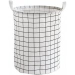 Verk 01940_BK Koš prádlo černobílá – Zboží Dáma