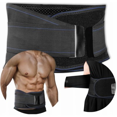 ISO Magnetický bedrový pás 24 magnetov 110 cm čierny – Zboží Dáma