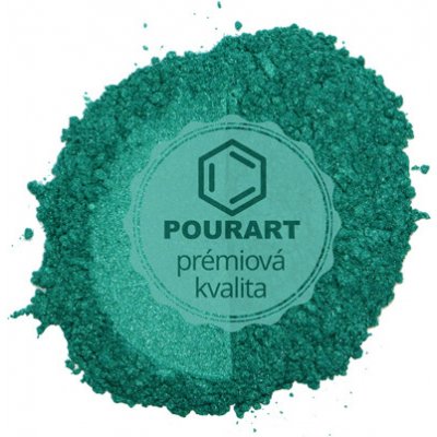 PourArt Metalický prášek DK438 Pearl Atrovirens Green 10 g – Zboží Dáma