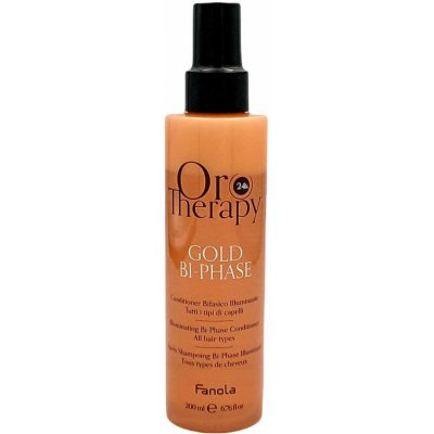 Fanola Oro Therapy 24K Gold Bi-Phase Conditioner ve spreji 200 ml – Hledejceny.cz
