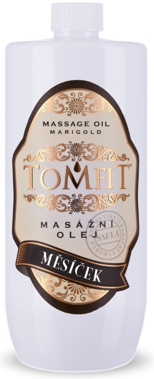 Tomfit masážní olej měsíček 1000 ml
