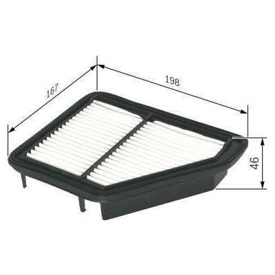 Vzduchový filtr BOSCH F 026 400 132 – Hledejceny.cz