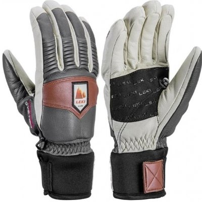 Leki Patrol 3D rukavice graphite-off white-maroon – Hledejceny.cz