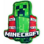 MLC Tvarovaný 3D polštář Minecraft motiv Creeper & TNT 35x37 – Zboží Dáma