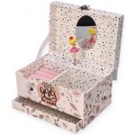 Hrací skříňka/šperkovnice Dívčí sny Nef krémová/růžová – Zboží Mobilmania