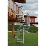 Minka STAIRS Venkovní točité schodiště Rondo Zink Plus pr. 120 cm – Hledejceny.cz