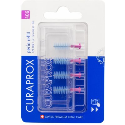 Curaprox CPS 406 Perio REFILL mezizubní kartáčky 4 ks blistr – Zboží Dáma