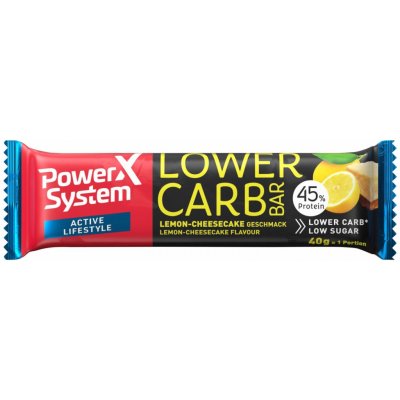 Power System LOWER CARB Bar 45% Protein 40 g – Zboží Mobilmania