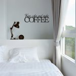 DumDekorace Nápis na zeď do kuchyně Coffee 20 x 60 cm – Hledejceny.cz