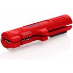 Knipex 16 64 125 SB Nůž odizolovací na koaxiální kabely, ploché-oblé – Zboží Mobilmania