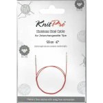 KnitPro Nerezové bezpamětové lanko purple 100 Cm – Hledejceny.cz