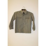 Luko košile dětská dlouhý rukáv haki kostka – Zboží Dáma